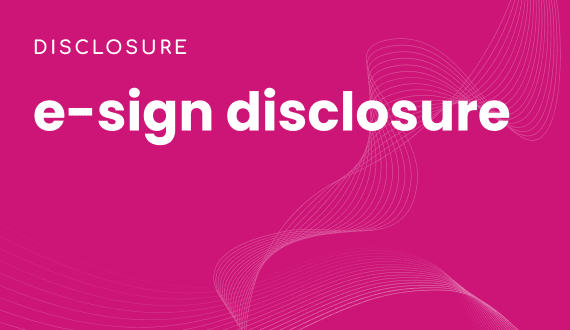 e-sign disclosure