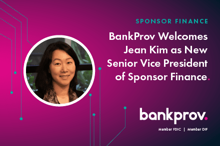 Sponsor Finance BankProv New Employee, Jean Kim